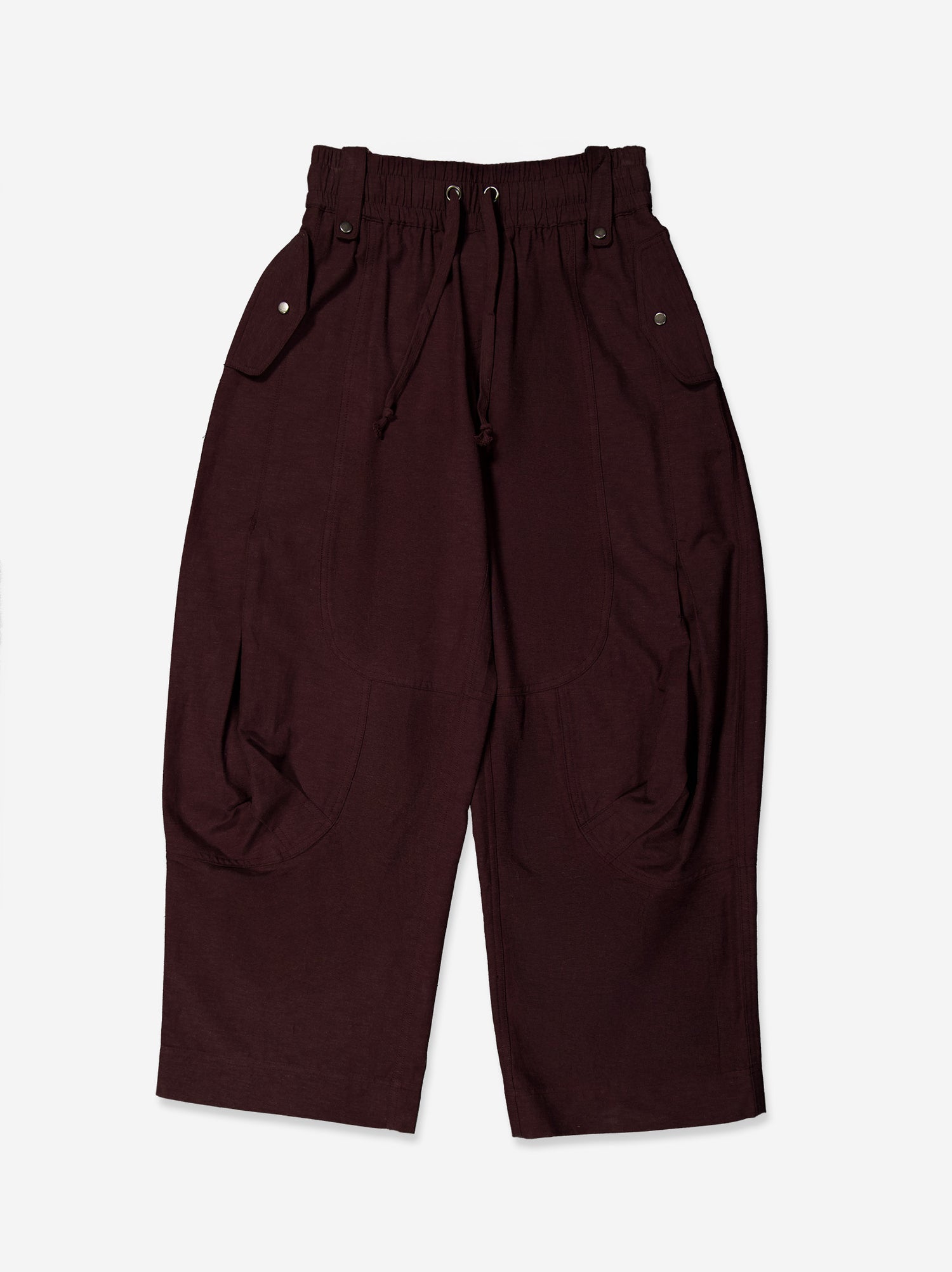 Pantalón Cargo De Lino  Marrón - Nuca
