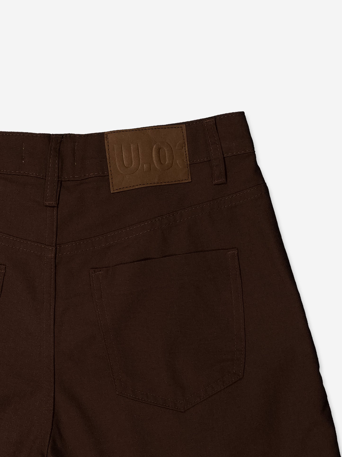 Brown fluid dart shorts - Mina