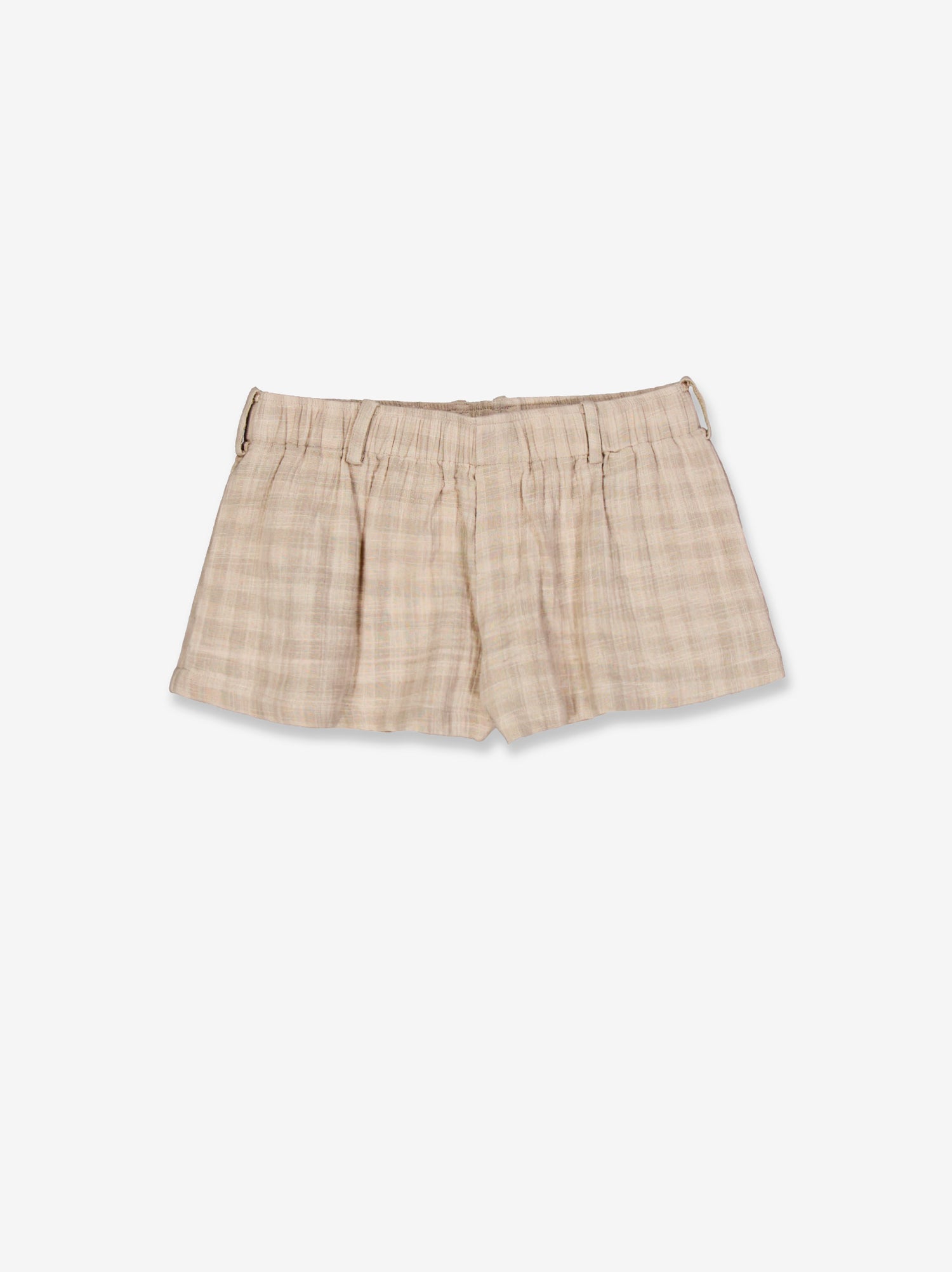 Short beige fluido con cintura elástica - Koa