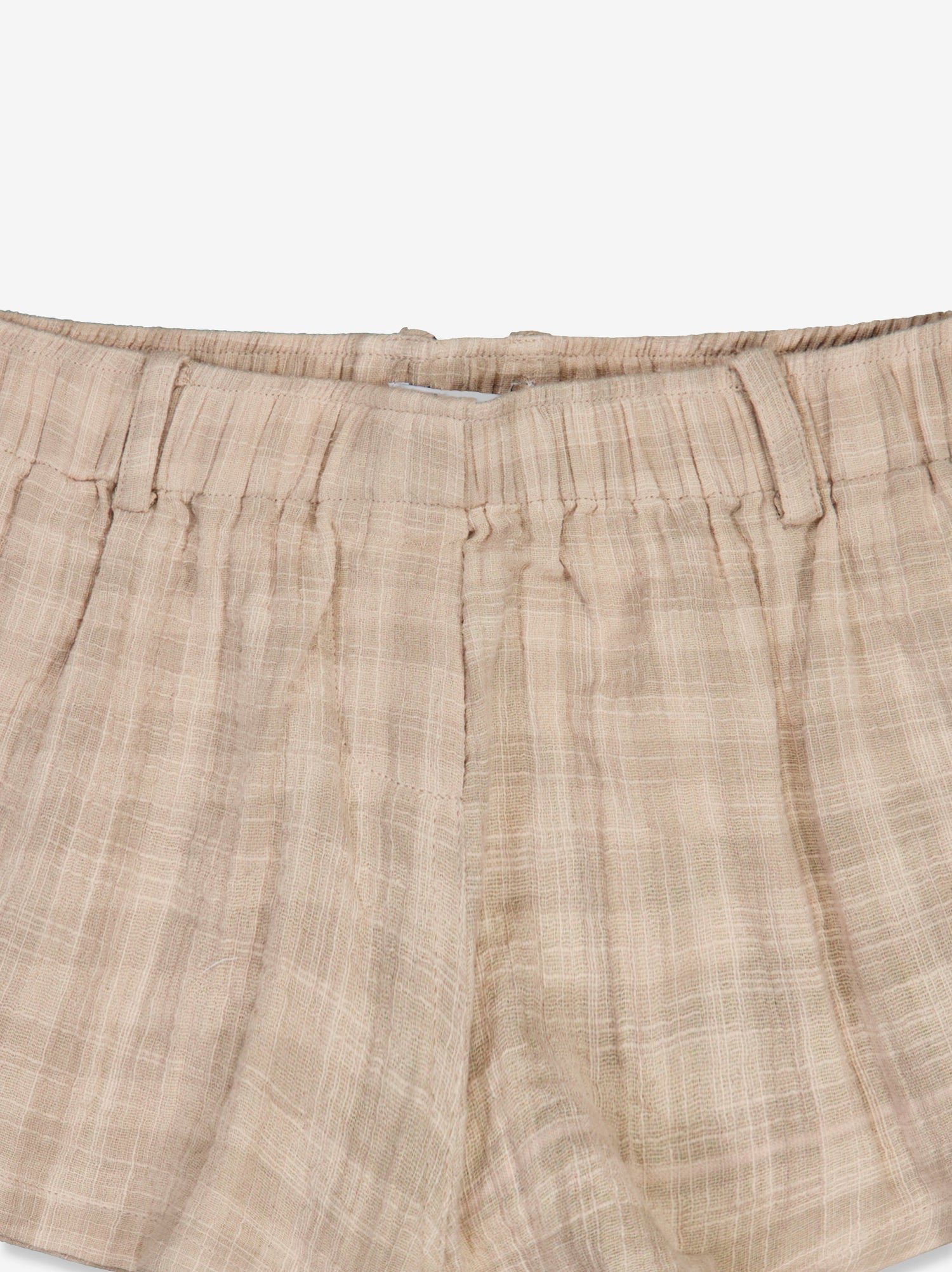 Short beige fluido con cintura elástica - Koa