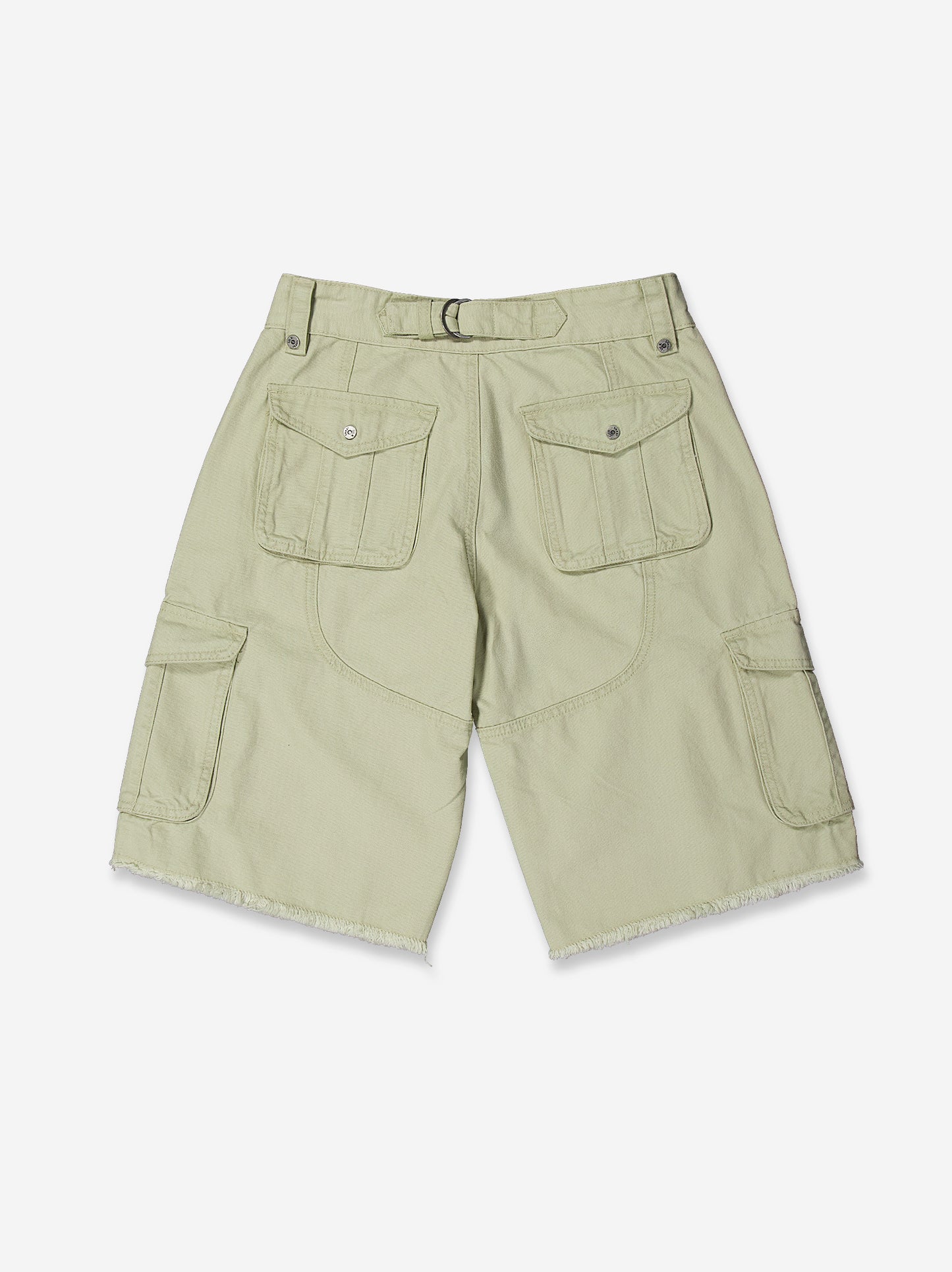 Beige cargo Bermuda shorts with pockets - Bruce