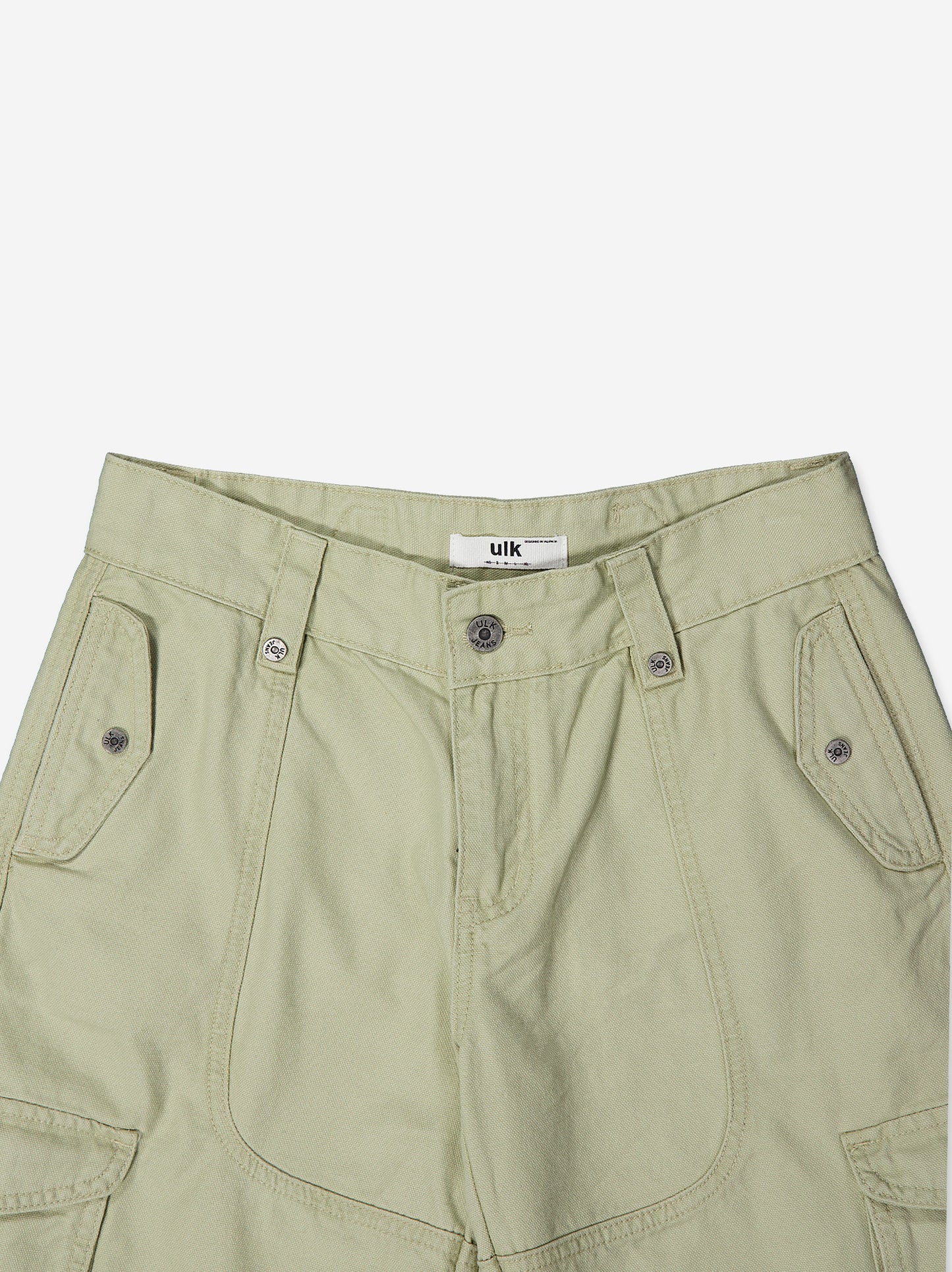 Beige cargo Bermuda shorts with pockets - Bruce