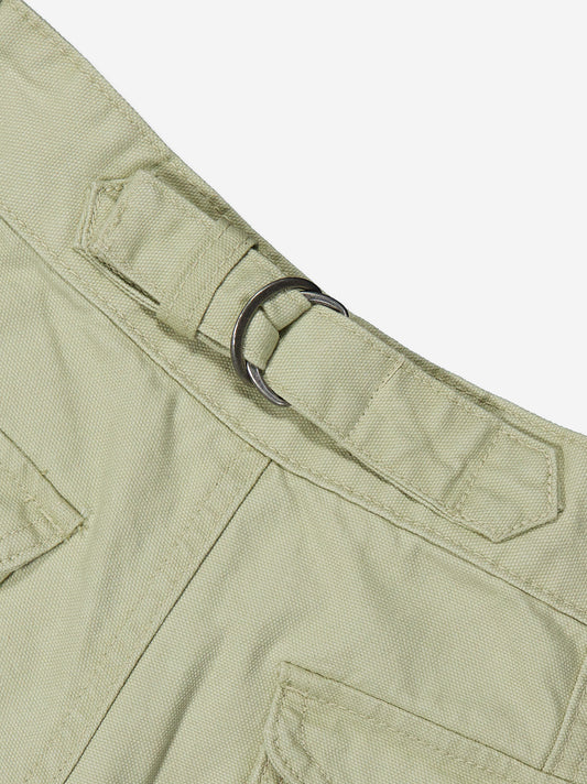 Beige cargo Bermuda shorts with pockets - Bruce