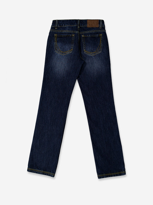 Dark wash effect Denim trousers - Aya