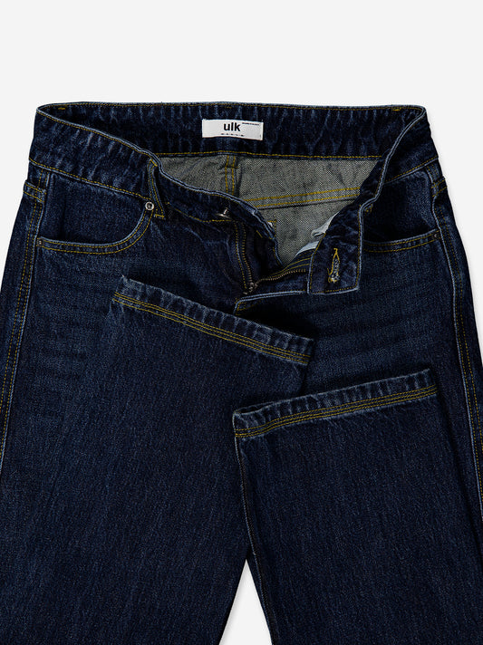 Dark wash effect Denim trousers - Aya