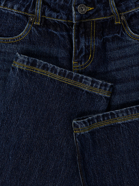 Dark wash effect Denim trousers - Aya