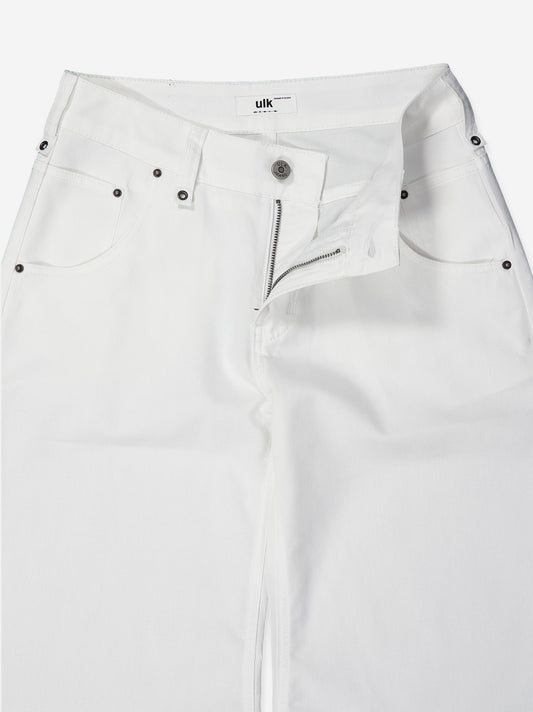 White curved-leg jeans - Jones