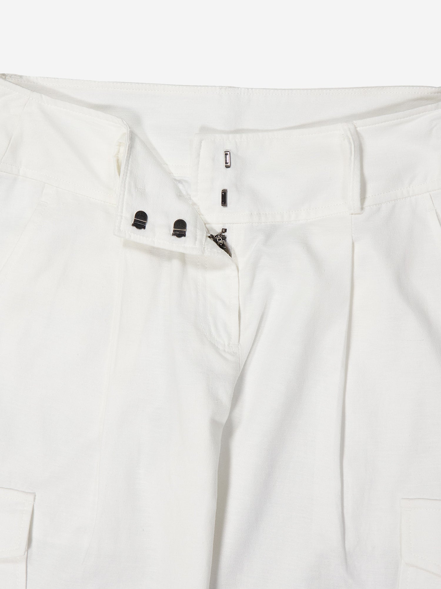 Pantalón Cargo Recto Blanco - Crack