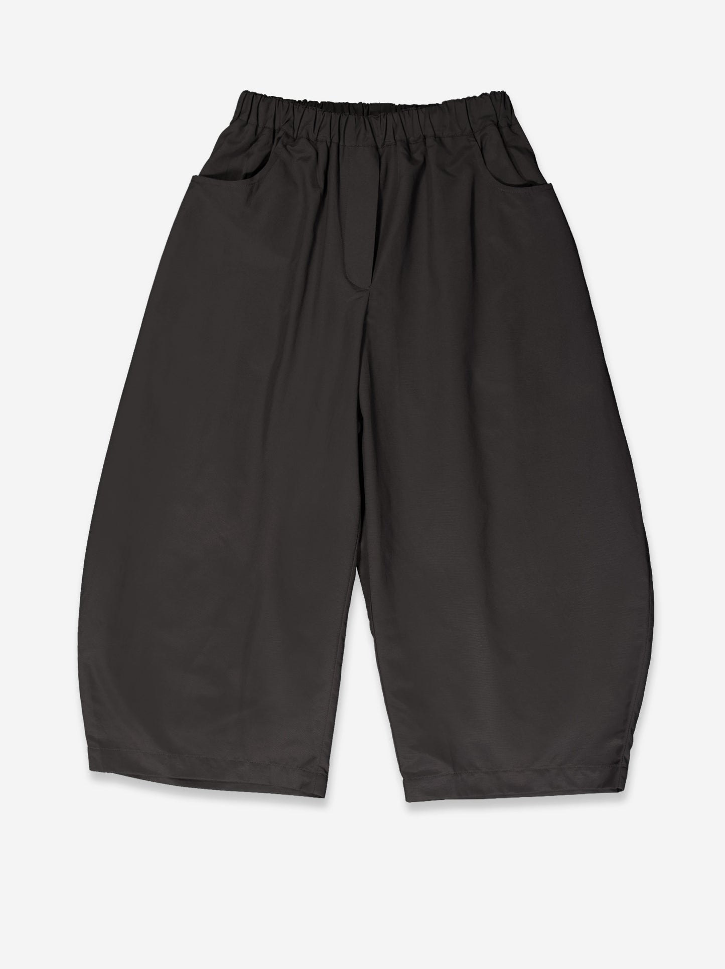 Elastic-waist barrel trousers - Picnic