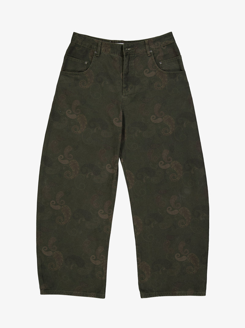 Paisley print balloon jeans - HELP