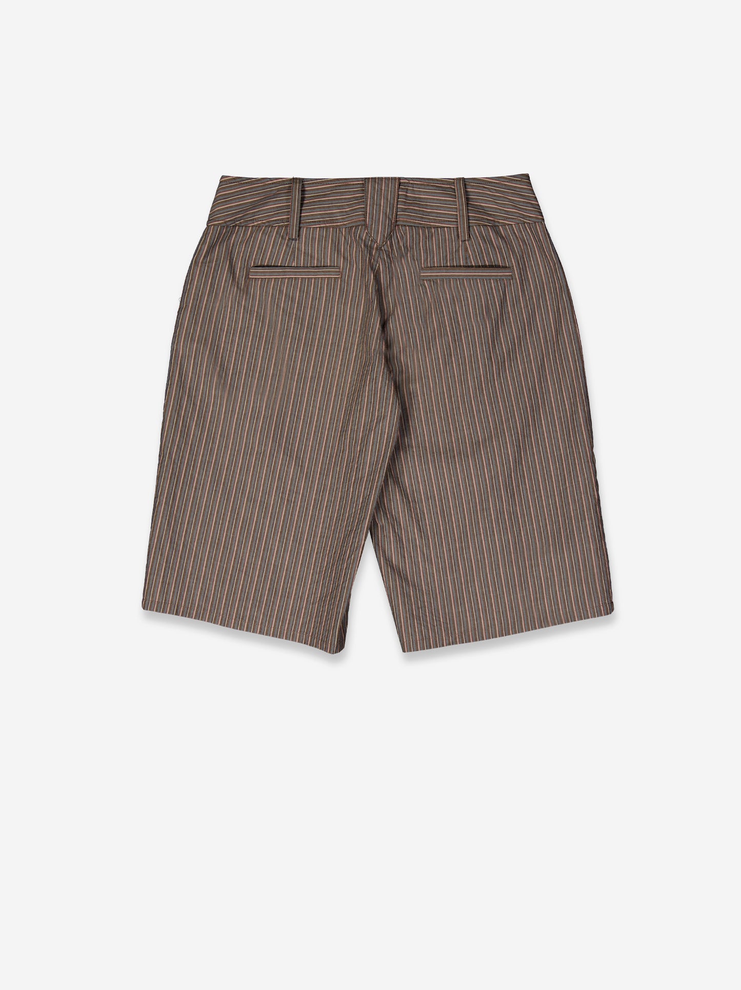 Pinstripe Bermuda shorts with pleats - Dandy