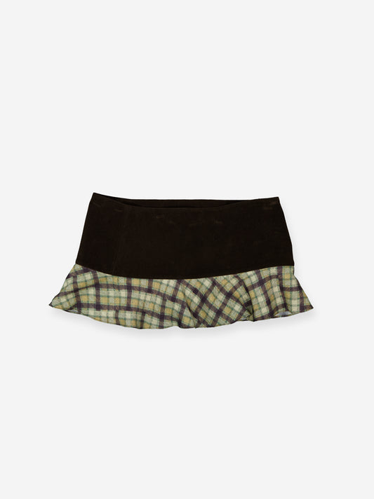 Ruffled Wrap Mini Skirt - Liano