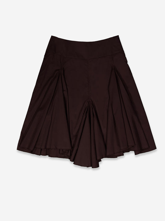 Falda midi con pliegues de vuelo - Carrie
