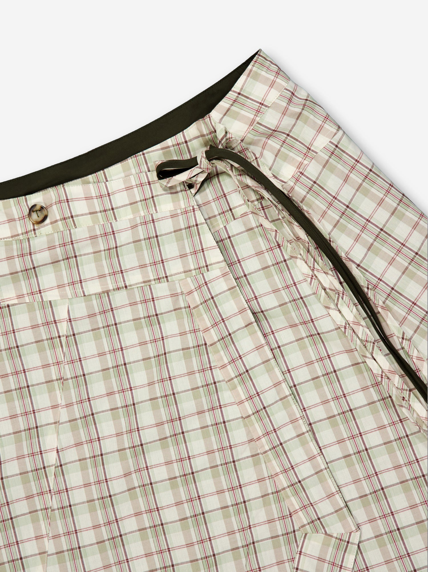 Falda midi reversible de corte asimétrico - Elan