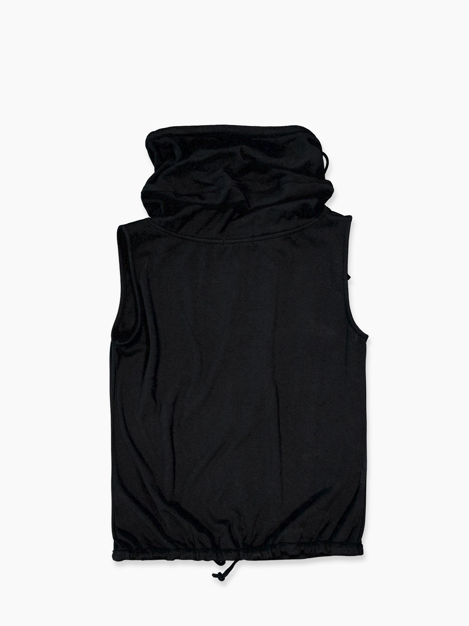 Top con cuello asimétrico y capucha - Dos