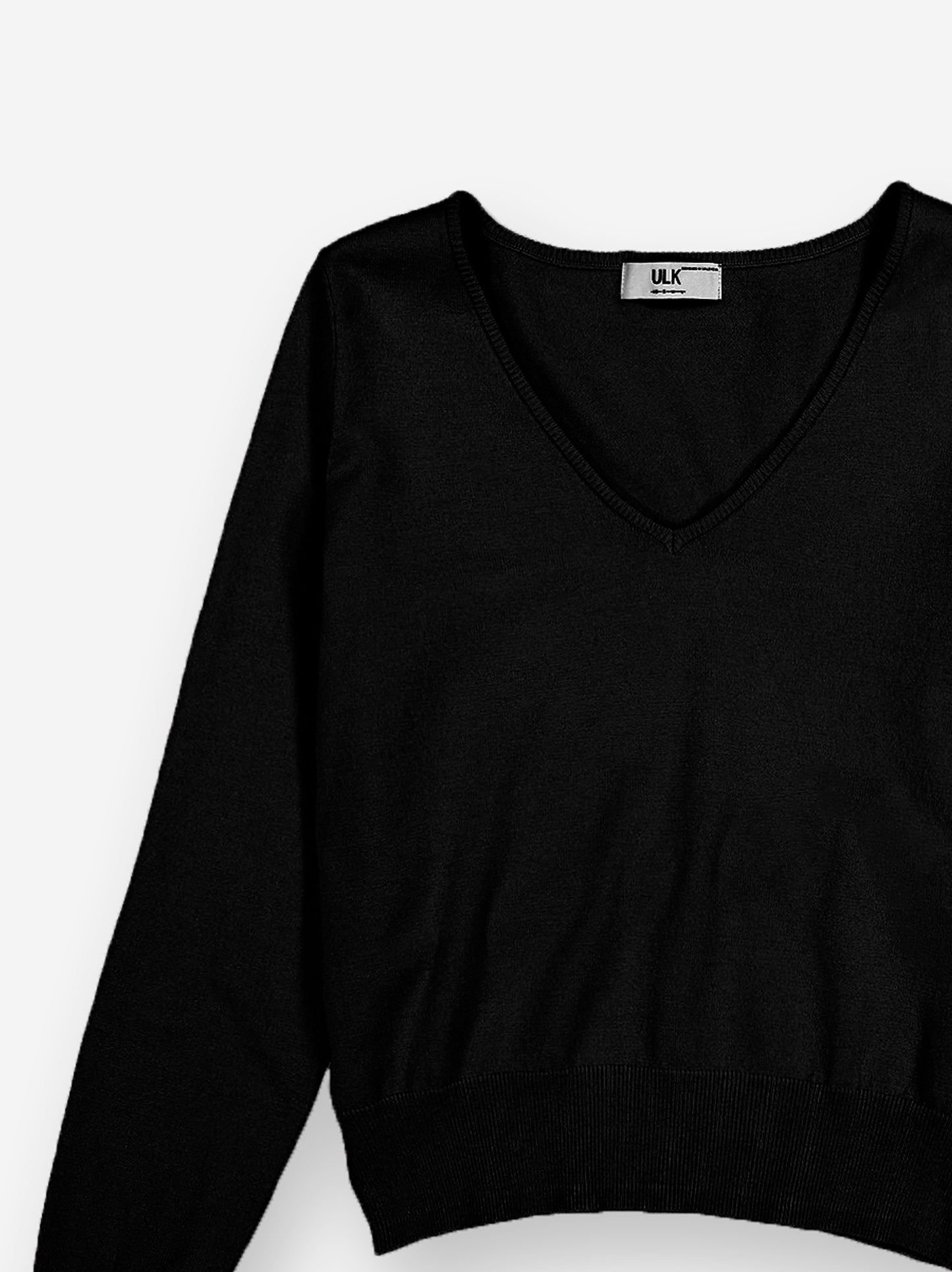 Jersey de punto con cuello en V - Fae