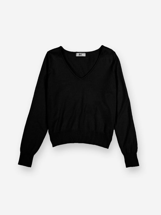 V-neck knit sweater - Fae