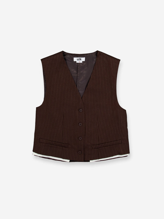 Pinstripe vest - Olivia