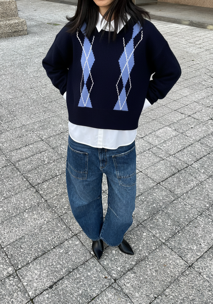 Jersey punto con camisa - ULK Vera