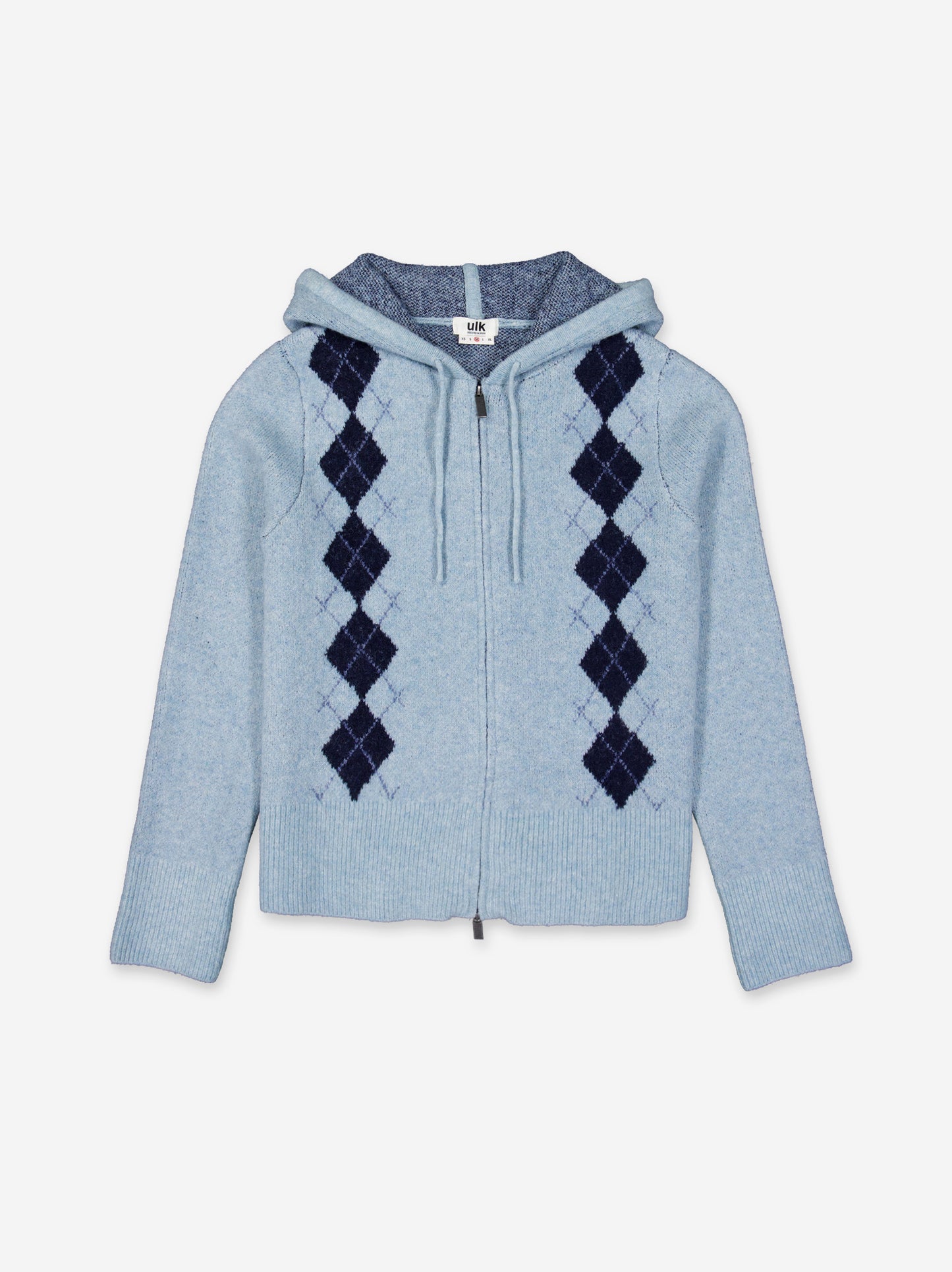 Zip-up knit sweater - ULK Alice