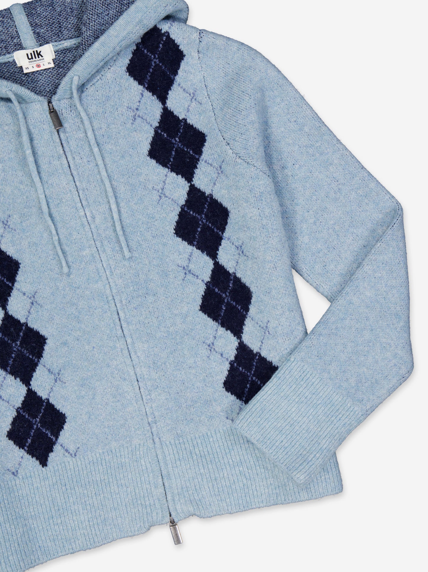 Zip-up knit sweater - ULK Alice