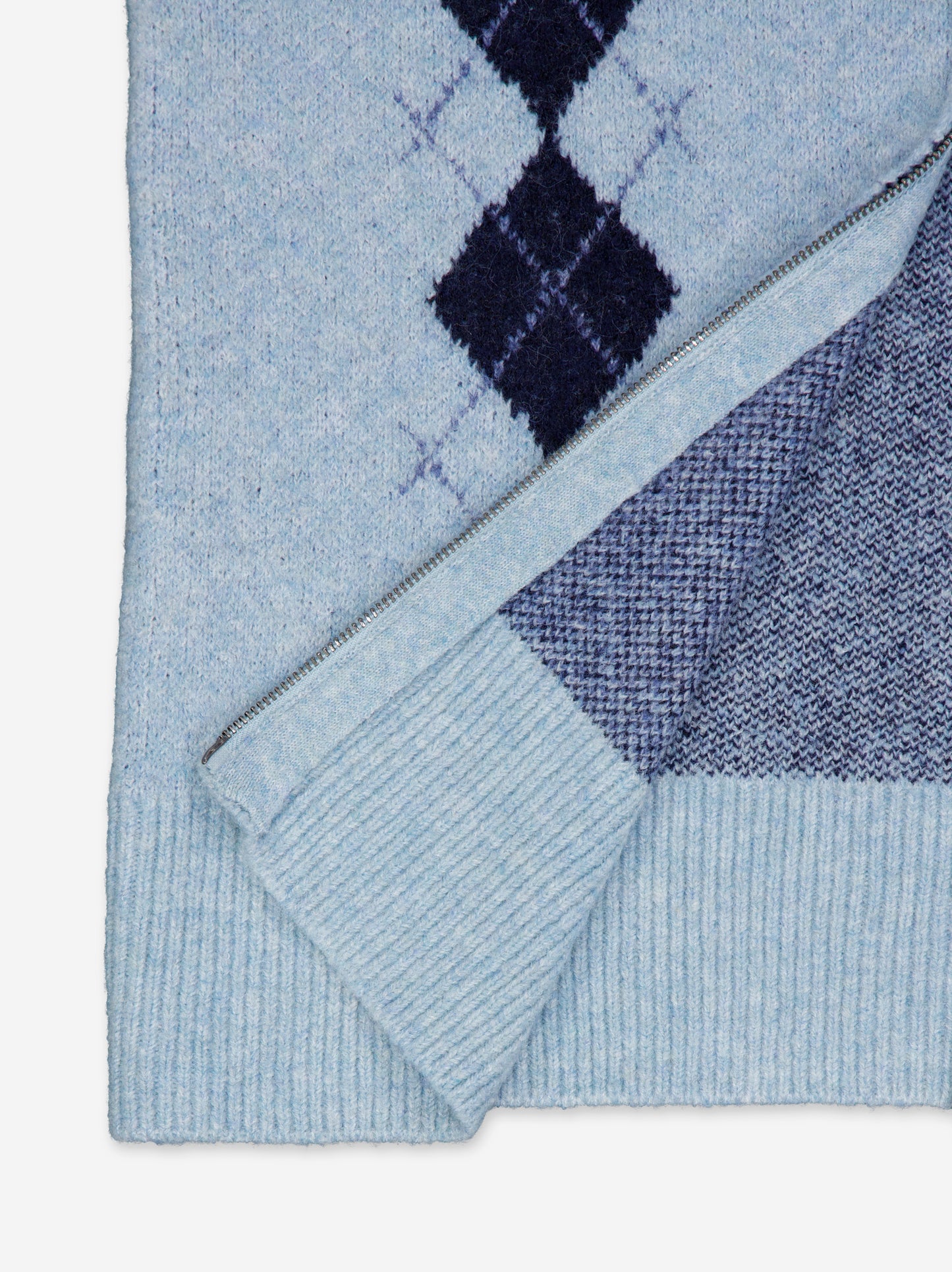 Zip-up knit sweater - ULK Alice