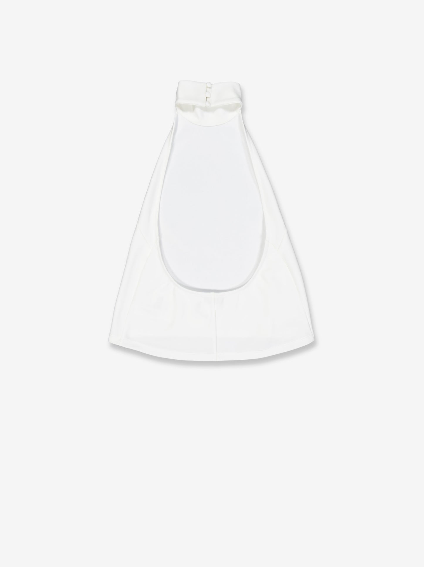 Top blanco halter detalle botones - Lola