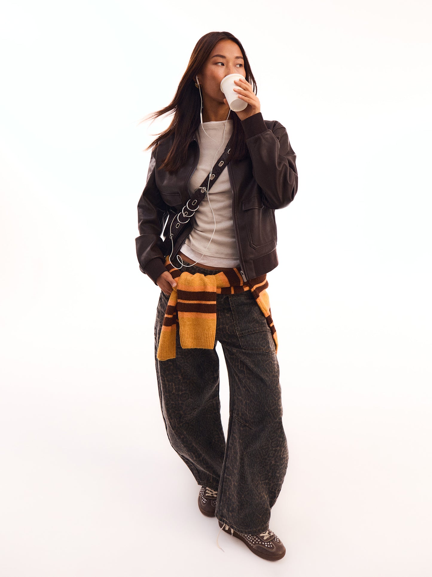 Jeans balloon animal print - ULK Nahla