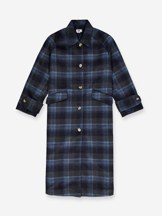 Long tartan coat - Orsa