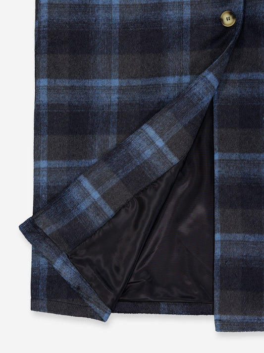 Long tartan coat - Orsa