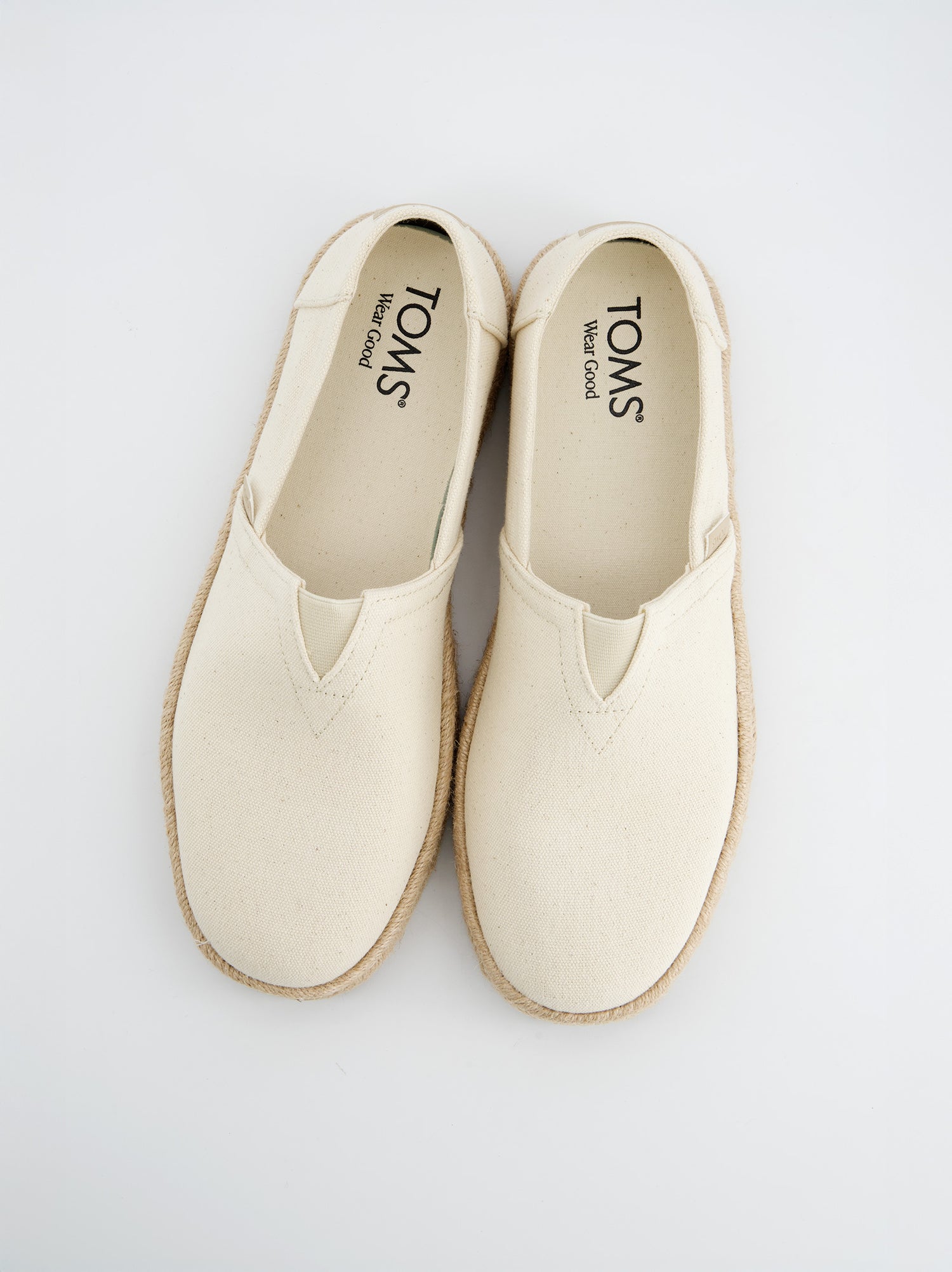 Alpargatas Toms De Lona Natural - Beige