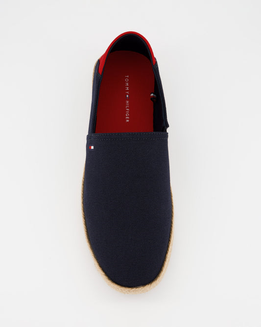 Alpargatas de lona azules de Tommy Hilfiger