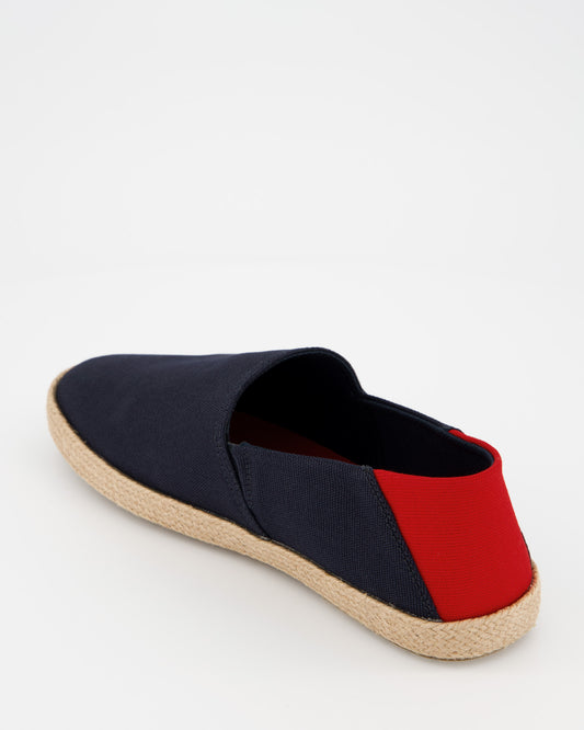 Alpargatas de lona azules de Tommy Hilfiger
