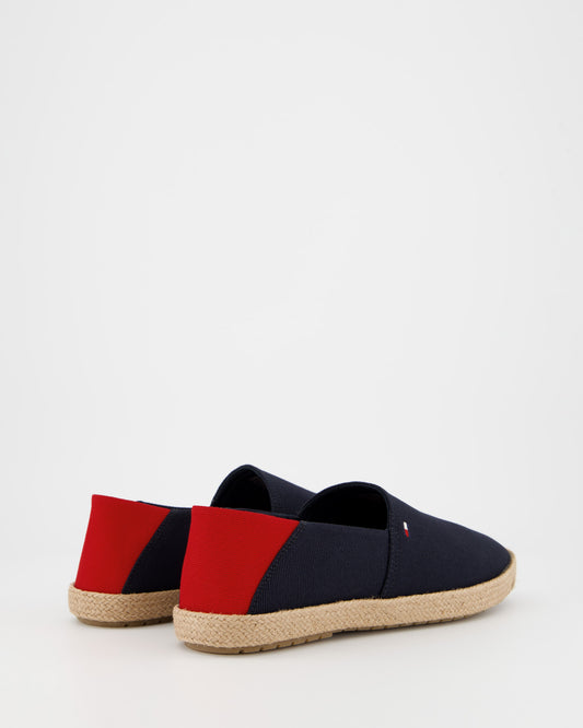 Alpargatas de lona azules de Tommy Hilfiger