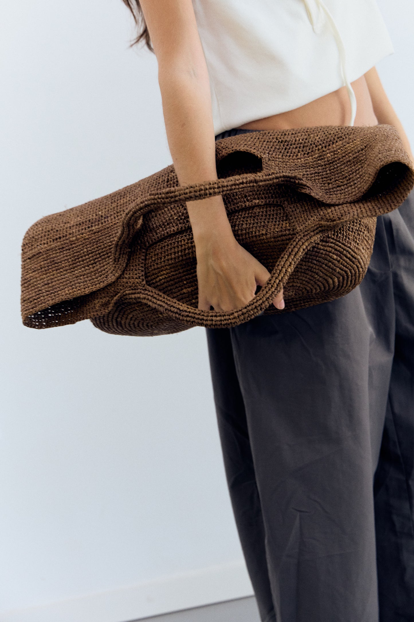 Bolso shopper trenzado texturizado - Ivette