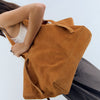 Bolso shopper naranja piel  Tavie