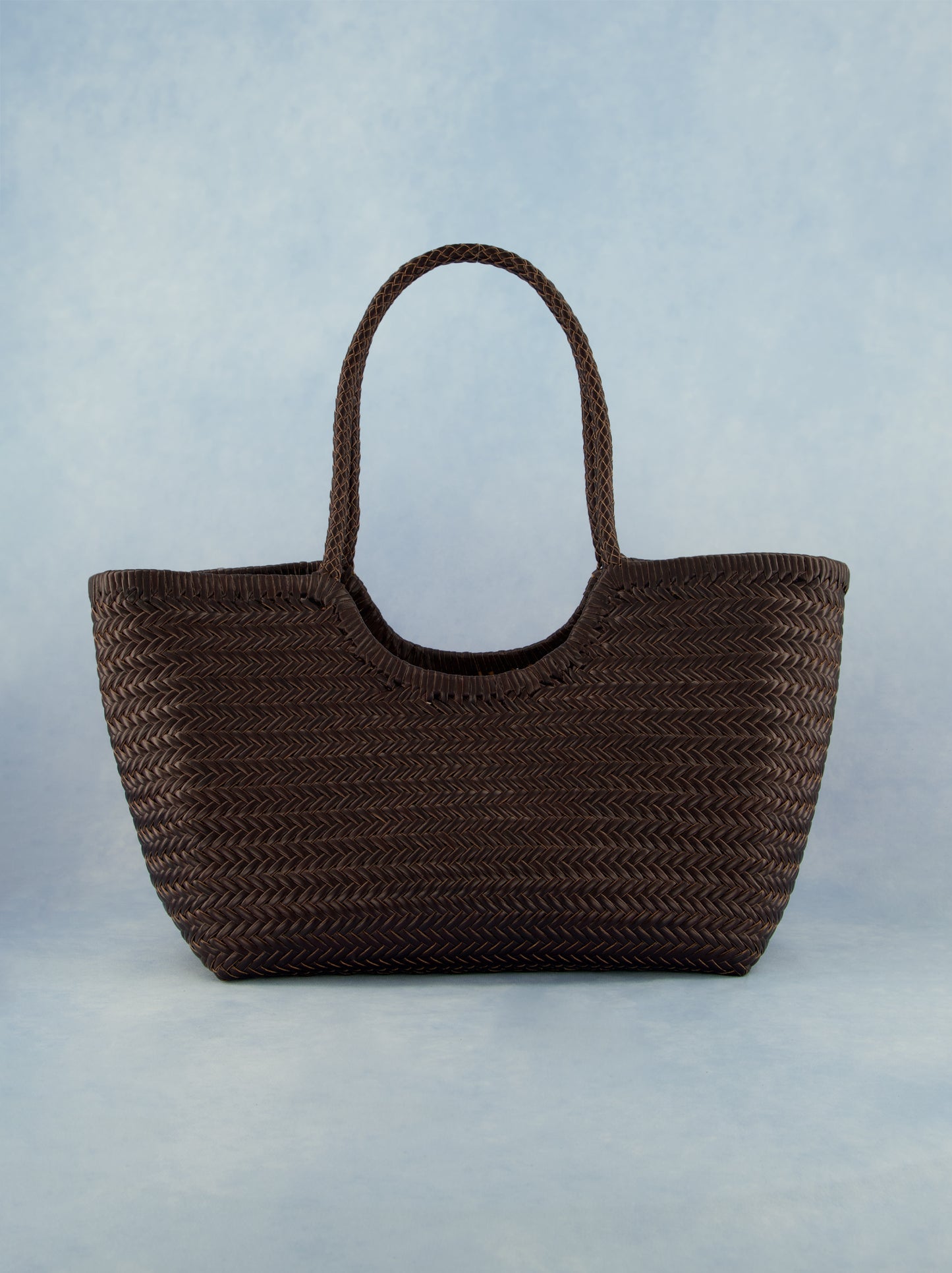 Bolso shopper de piel trenzada - Romi Ulanka