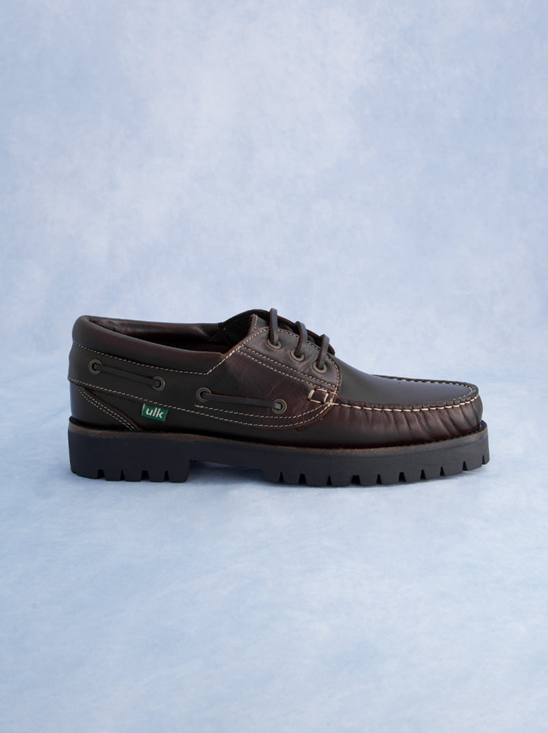 Men's leather boat shoes - ULK Veleta