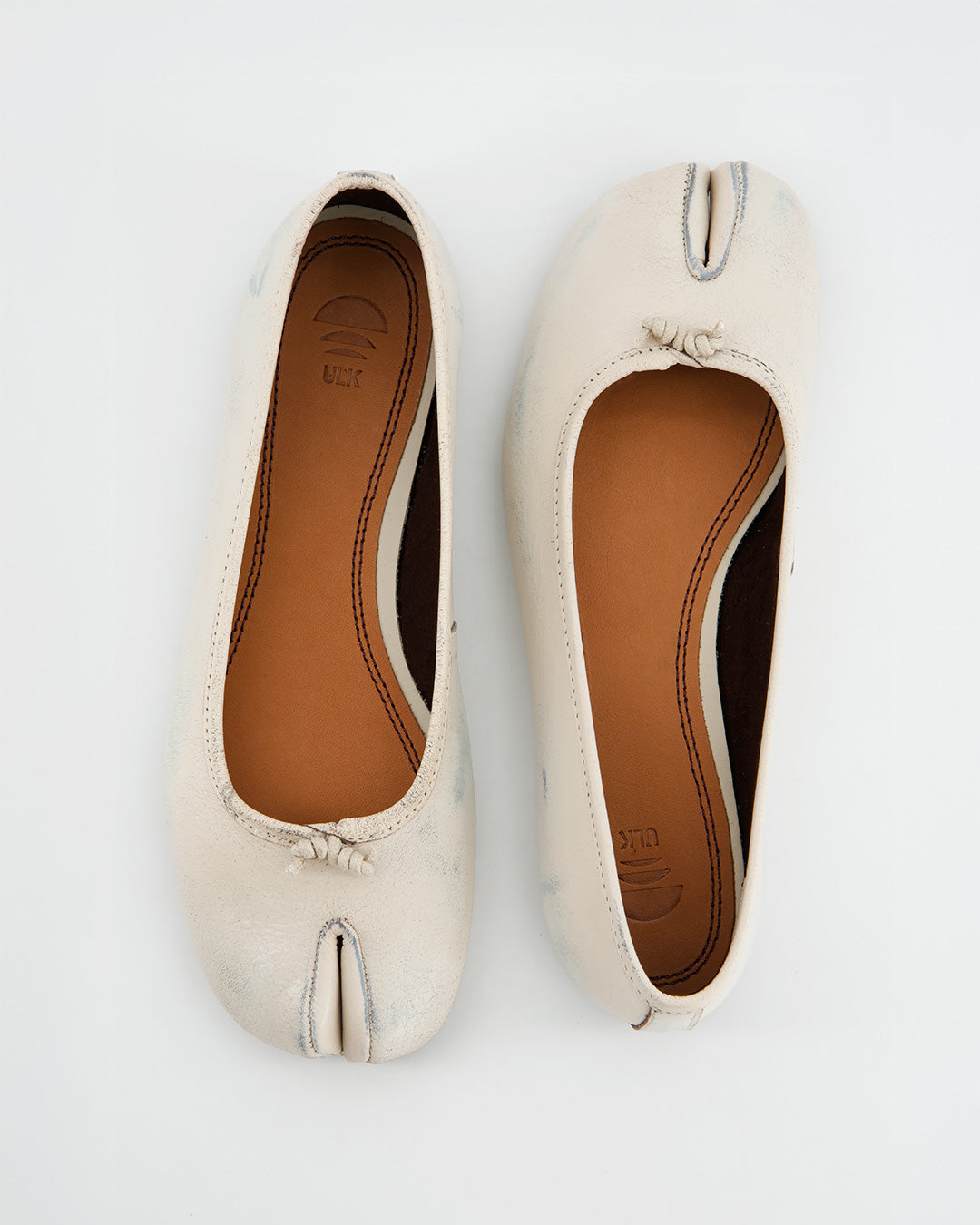 Bailarina Tabi de Piel Beige - Karva