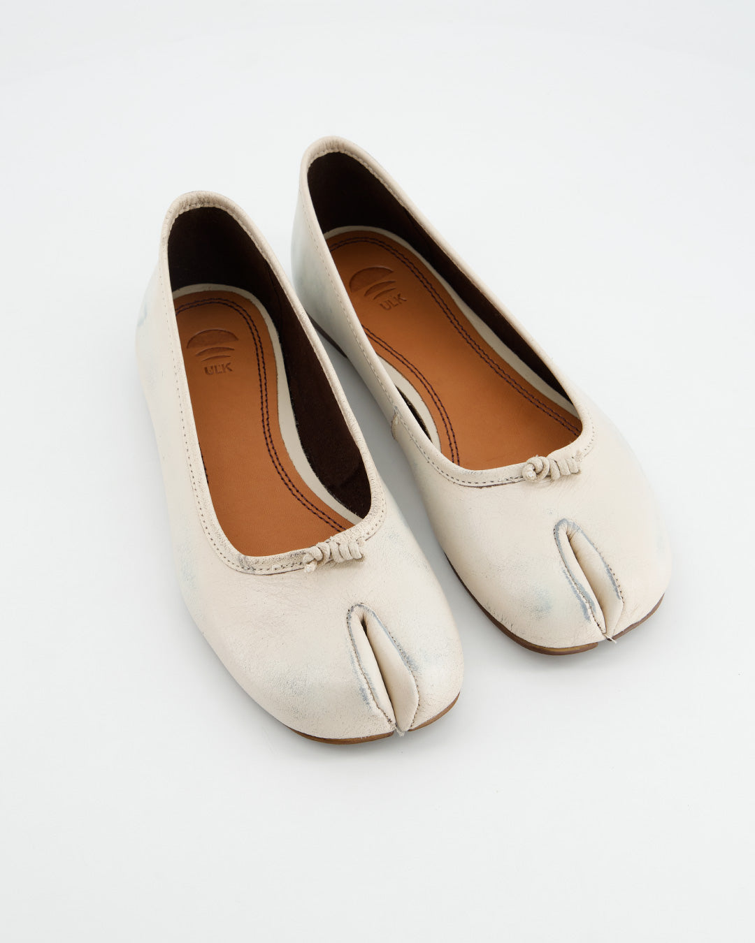 Bailarina Tabi de Piel Beige - Karva