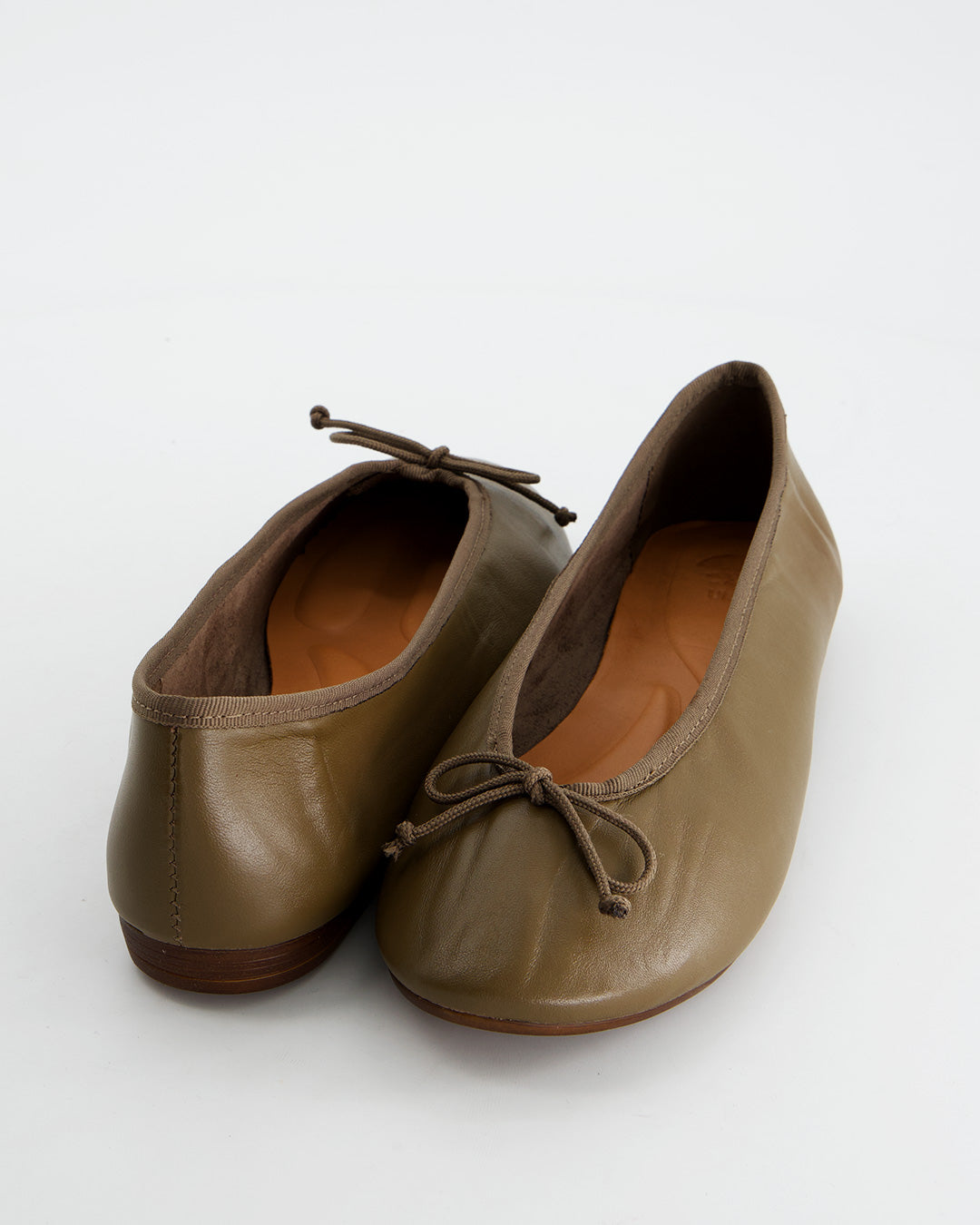 Bailarinas de piel caqui - Kiwi