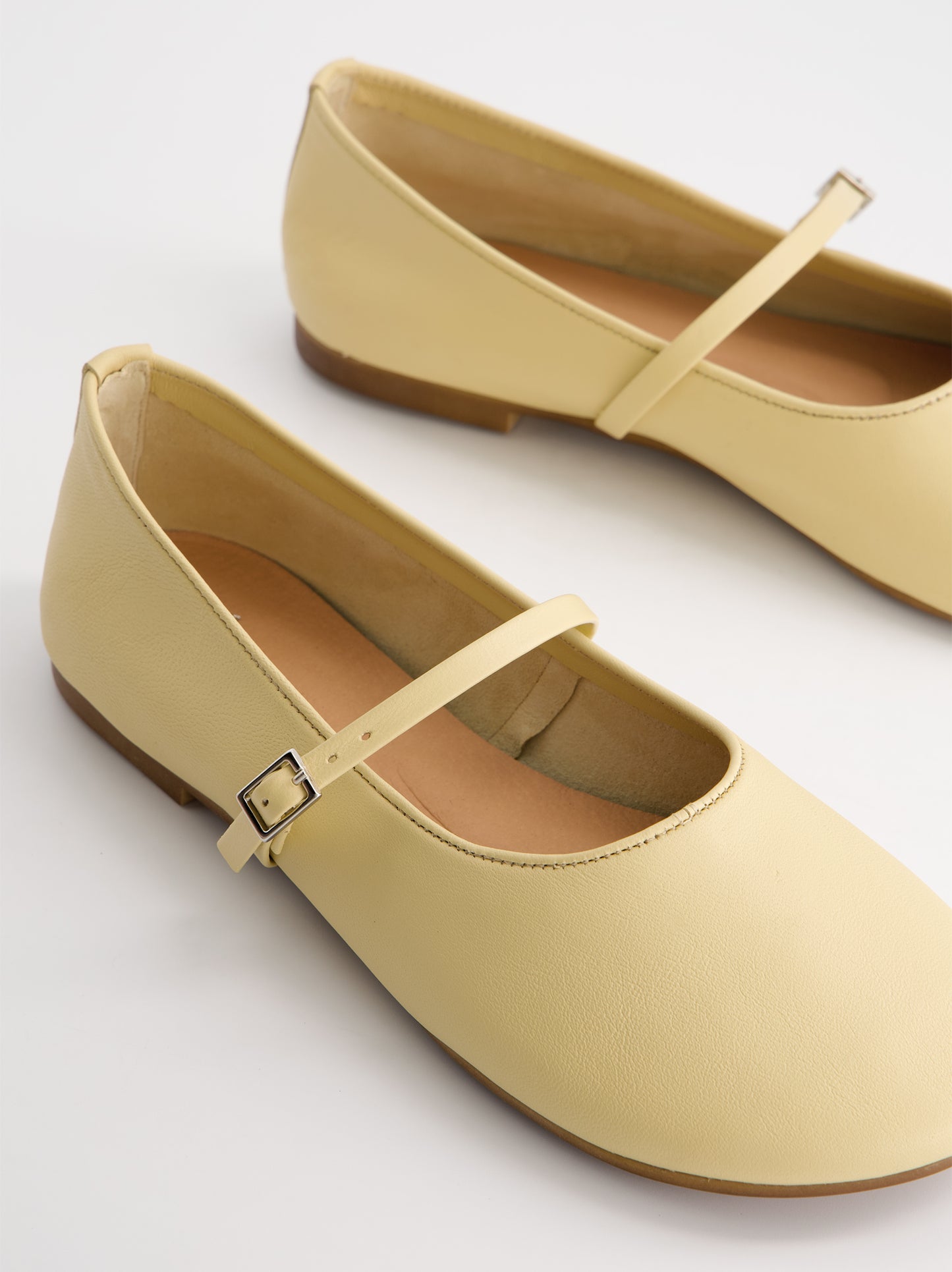 Leather Mary Jane ballet flats - Linke