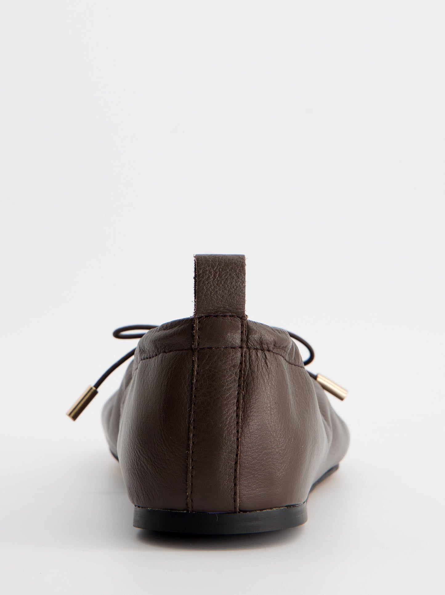 Bailarinas de piel ajustables diseño fruncido Kick