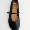 Black leather Mary Jane ballet flats - Linke