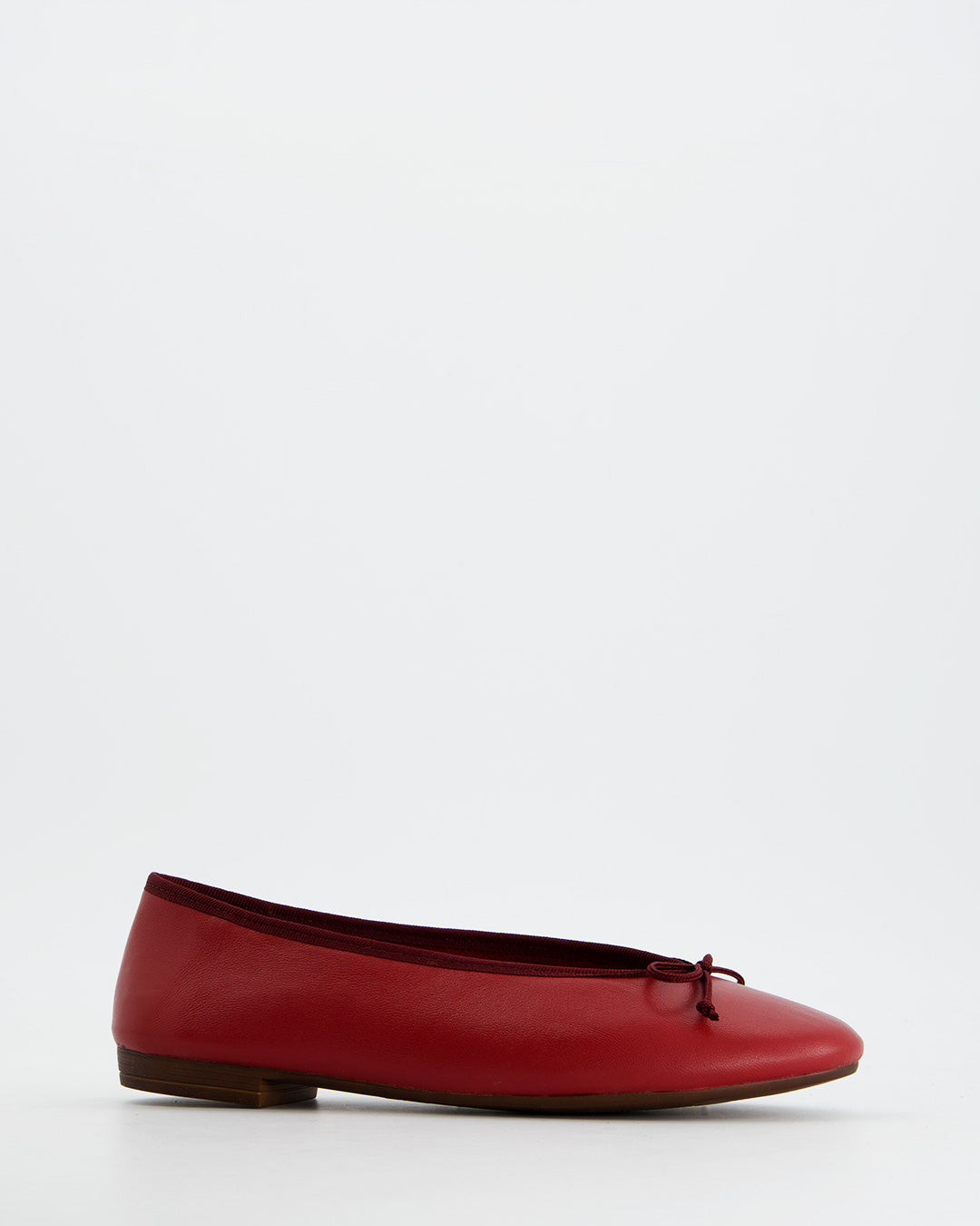 Bailarinas rojas de piel - Kiwi