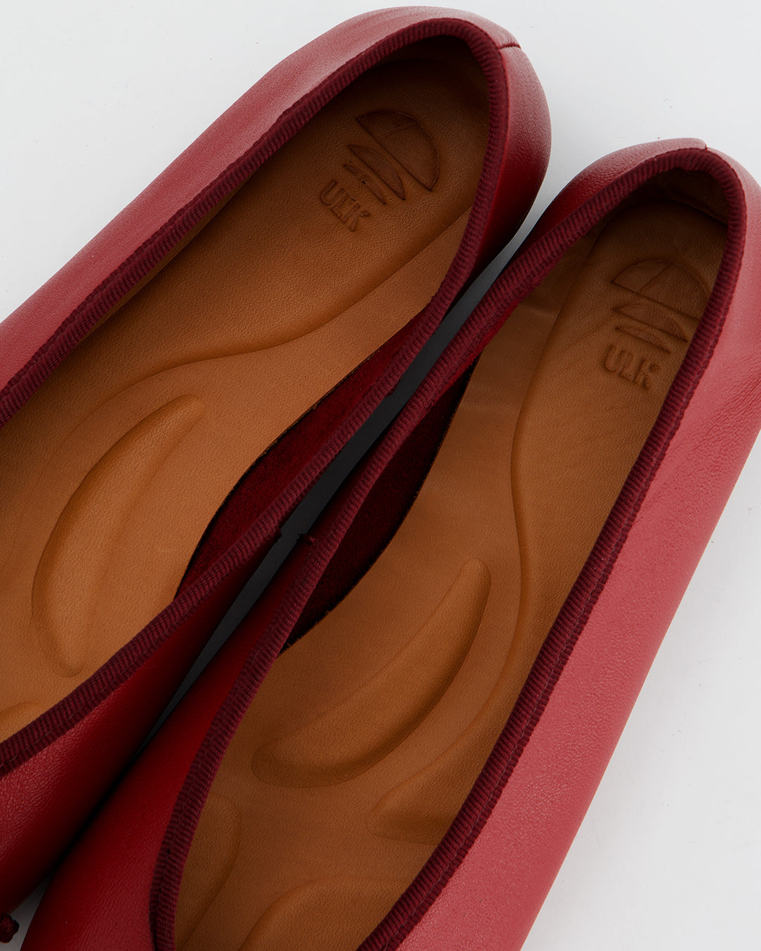 Bailarinas rojas de piel - Kiwi