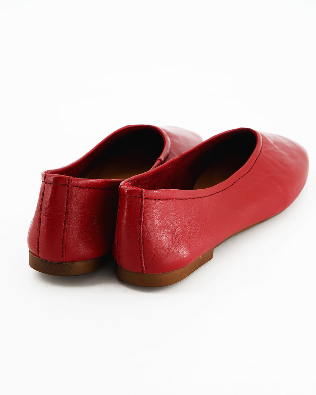 Bailarinas rojas de piel - Step