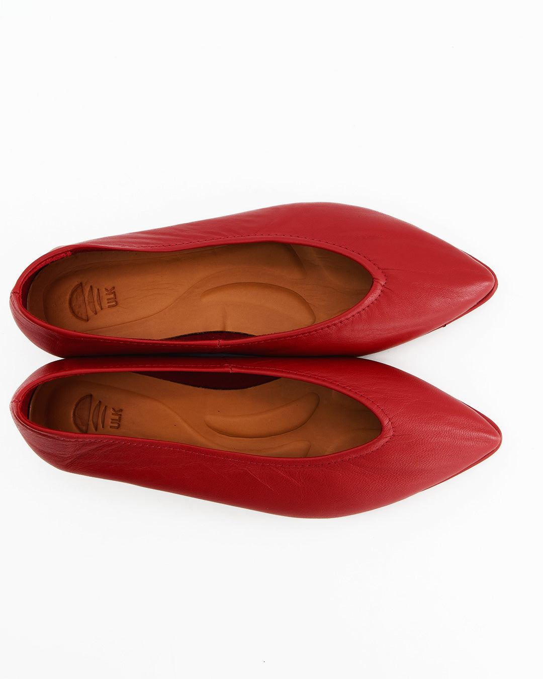 Bailarinas rojas de piel - Tachep