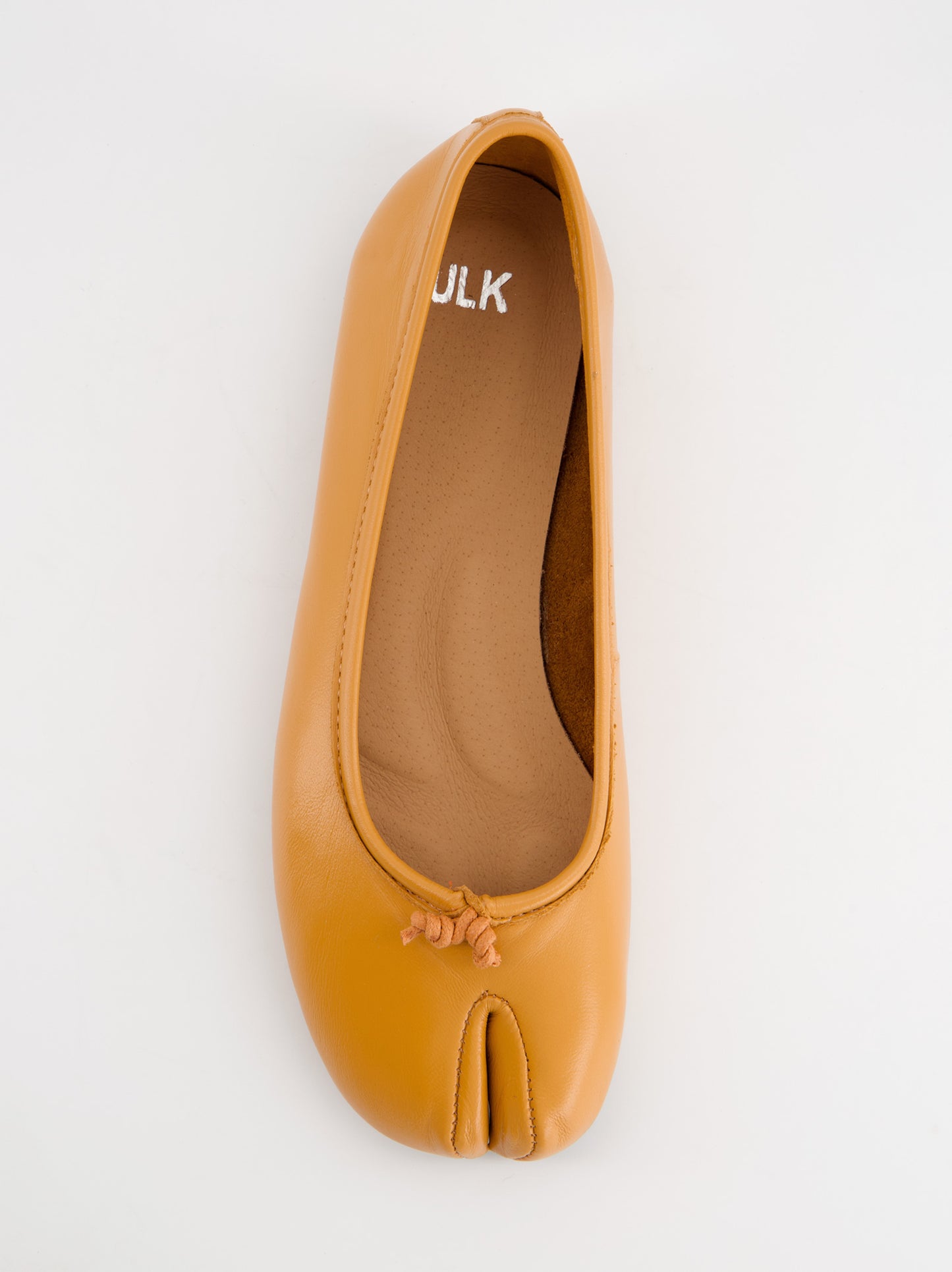 Bailarinas tabi de piel naranjas - Karva