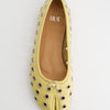 Leather tabi ballet flats with metal eyelets - Kailet